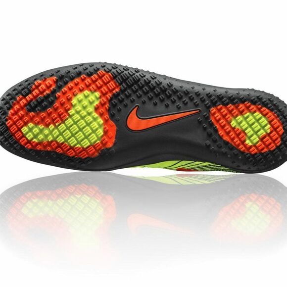 NEW NIKE Flyknit Hyperfeel Black Volt Yellow 7.5 - Picture 3 of 5